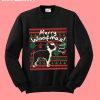 Boston-Terrier-Merry-Woofmas sweatshirt