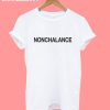 nonchalance black type t-shirt