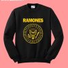 ramones sweatshirt logo black yellow