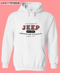 Authentic Jeep White Hoodie