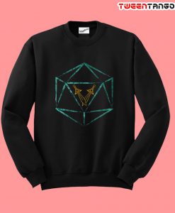 Green Dice Dungeon Rogue Sweatshirt