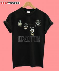 Led Zeppelin x KISS Combo Metal Tshirt
