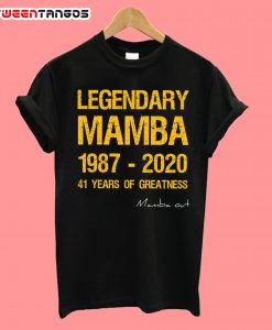 Legendary Mamba 1987-2020 Tshirt