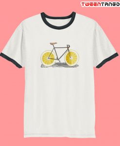 Old Bicycle Print Tshirt