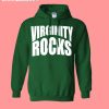 Virginity Rocks Logo Green Hoodie