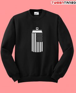 American Flag Beer Sweatshirt