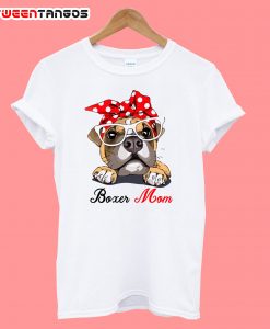 Boxer Dog Mom T Shirt