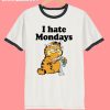 I Hate Mondays Garfield T Shirt