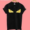 Fendi Monster Eye Zip-Front T-Shirt