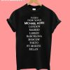 Michael Kors black cities T-Shirt