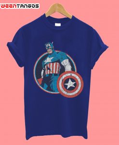 Retro Marvel Captain America T-Shirt