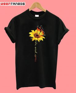 Never Give Up Sunflowers T-Shirt