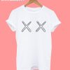 KAWS X UNIQLO – XX Classic Logo White T shirt