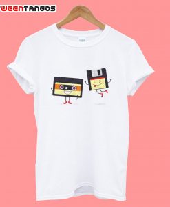 Floppy And Cassette Tape T-Shirt