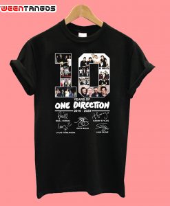 One Direction Year Of 10Th T-Shirt