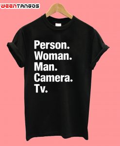 Person Woman Man Camera Tv T-Shirt