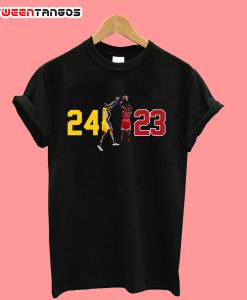 Kobe Bryant 24 Vs Michael Jordan 23 T-Shirt