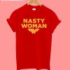 Nasty Woman Wonder Women Logo T-Shirt