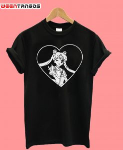 Sailor Moon Love Heart T-Shirt
