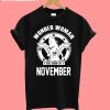 Wonder Woman Are Born On November T-Shirt