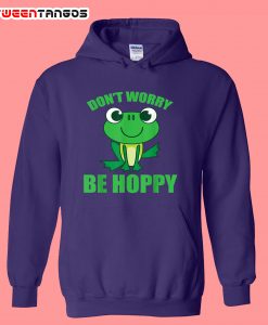Dont Worry Be Hoopy Cute Frog Hoodie