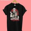 Freddy Krueger and Jason Voorhees Brothers Of Horror T-Shirt
