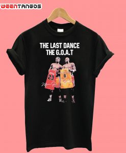 Kobe Bryant and Michael Jordan The Last Dance The Goat T-Shirt