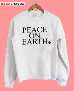 Peace On Earth White Sweatshirt