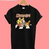 Scooby Doo Cartoon Group Abbey Road Distressed T-Shirt