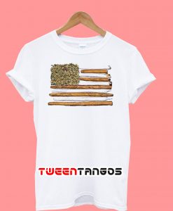 American Flag Blunt T-Shirt