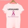 Breast Cancer Awareness Lifeguard T-Shirt