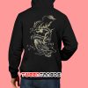 Chinese Dragon In Gray and Gold Hoodie