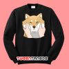 Cute Chubby Cheeks Shiba Inu Dog Sweatshirt