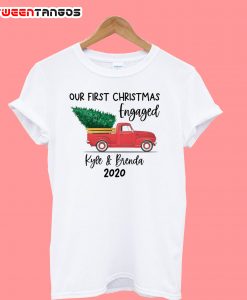 First Christmas Engaged 2020 T-Shirt