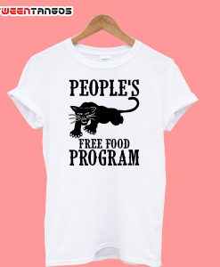 People's Free Food Program Black Panther Party T-Shirt