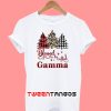 Blessed To Be Called Gamma Christmas Leopard T-Shirt