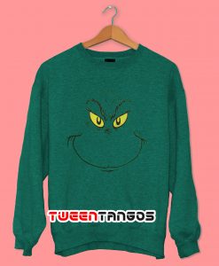 Grinch Face Ugly Christmas Xmas Sweatshirt