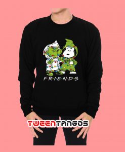 Grinch and Snoopy Light Christmas Sweatshirt