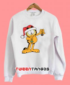 A Garfield Hand Grinch Christmas Sweatshirt