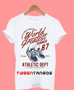 World Grealest Runner Athletic Dept T-Shirt