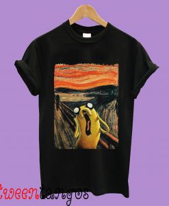 Adventure Time Jake Scream Funny T-Shirt