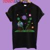 Planets and Palm Trees T-Shirt