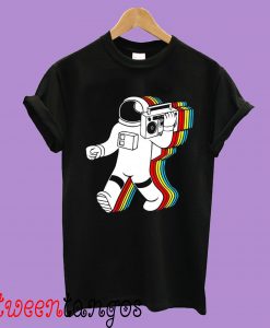 Reality Glitch Funky spaceman T-shirt