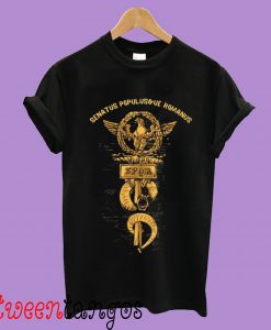 Romania Latin Motif Men's T-Shirt