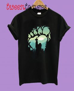 Shadow Bigfoot Middle Finger T-Shirt