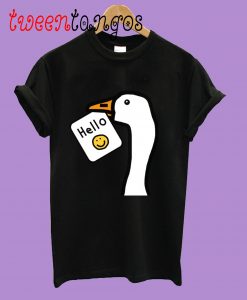 Portrait of a Goose with Stolen Greeting T-Shirt