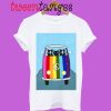 Rainbow Peace Road Trip Cats T-Shirt