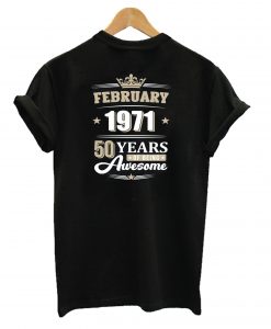 YEARS OF BEING AWESOME T-SHIRT