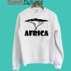 African Continent Tree Sweatshirt