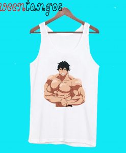How Many Kilograms are the Dumbbells You Lift - Machio Pose Anime Gift Tank Top